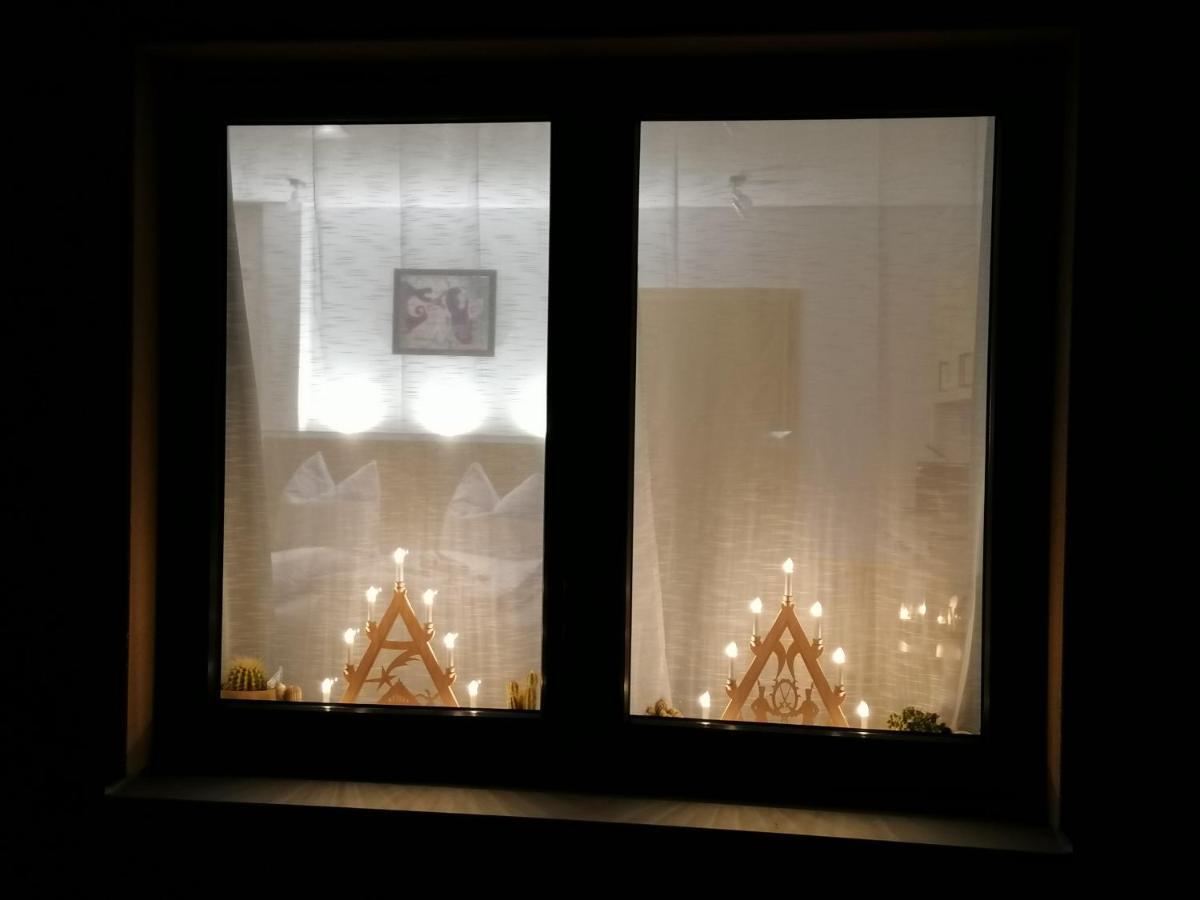 Ferienwohnung Oberpfannenstiel Bernsbach Bagian luar foto